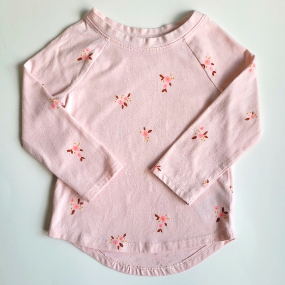 Cat & Jack Toddler Girl Bundle 4 Long Sleeved Graphic Tees size 18M - Picture 2 of 16